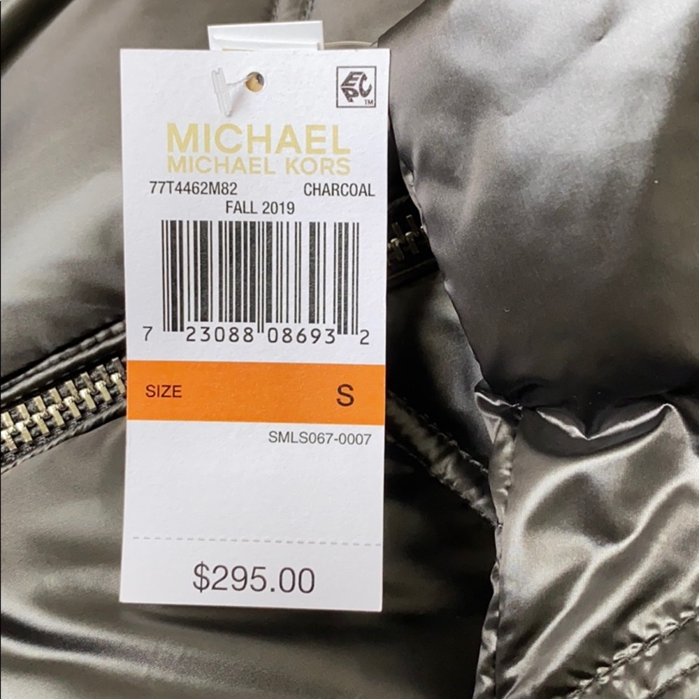 🔥SALE!🔥 Michael Kors Faux-Fur-Trim Hooded Down Puffer Coat Women's Size XS - Picture 15 of 15